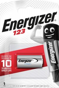 Energizer batterij Photo Lithium 123 op blister
