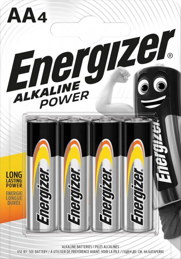 Energizer batterijen Alkaline Power AA blister van 4 stuks