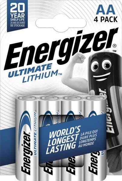 Energizer batterijen Lithium AA blister van 4 stuks
