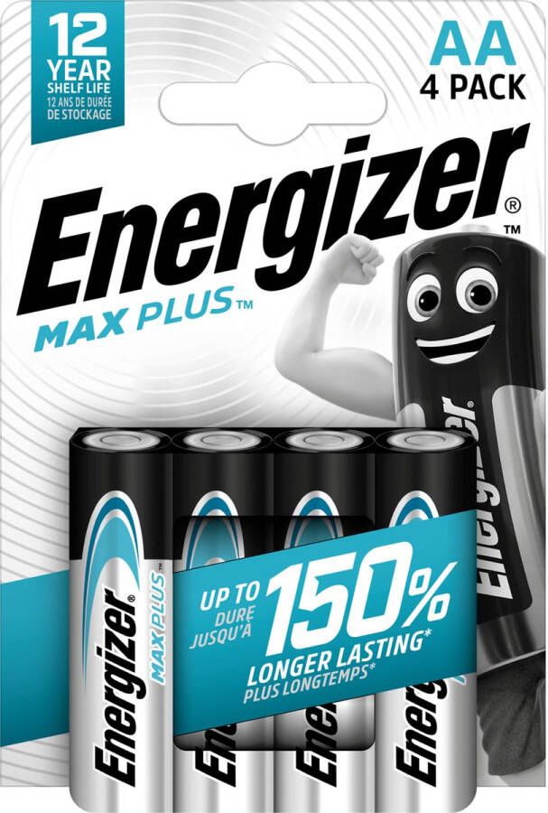 Energizer batterijen Max Plus AA LR06 E91 blister van 4