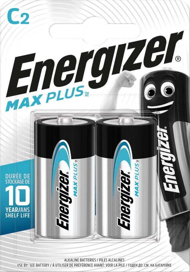 Energizer batterijen Max Plus C blister van 2 stuks