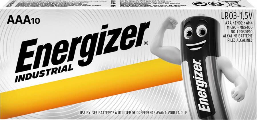 Energizer Batterij Industrial AAA alkaline doos Ã  10 stuks