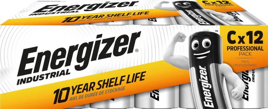 Energizer Batterij Industrial C alkaline doos Ã  12 stuks