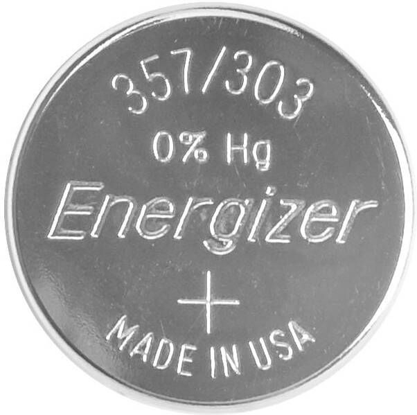 Energizer knoopcel 357 303 op blister
