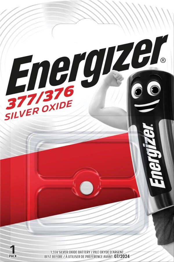 Energizer knoopcel 377 376 op blister
