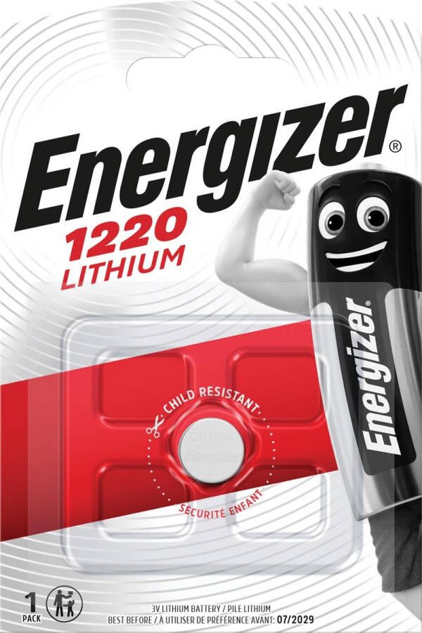 Energizer knoopcel CR1220 op blister