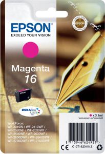Epson inktcartridge 16 165 pagina&apos s OEM C13T16234012 magenta