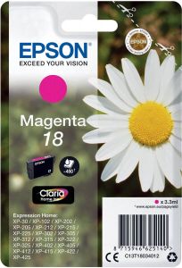 Epson inktcartridge 18 180 pagina&apos s OEM C13T18034012 magenta