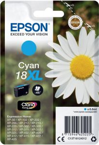 Epson inktcartridge 18XL 450 pagina&apos;s OEM C13T18124012 cyaan