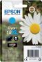 Epson inktcartridge 18XL 450 pagina&apos;s OEM C13T18124012 cyaan - Thumbnail 1