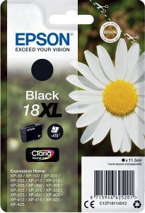 Epson inktcartridge 18XL 470 pagina&apos;s OEM C13T18114012 zwart