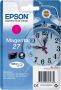 Epson Alarm clock Singlepack Magenta 27 DURABrite Ultra Ink (C13T27034012) - Thumbnail 1