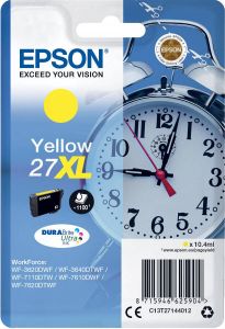 Epson Alarm clock Singlepack Yellow 27XL DURABrite Ultra Ink (C13T27144012)