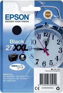 Epson inktcartridge 27XXL 2.200 pagina&apos s OEM C13T27914012 zwart