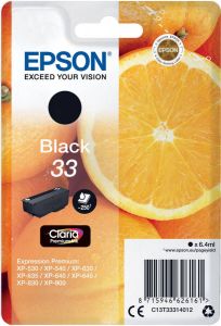 Epson inktcartridge 33 250 pagina&apos s OEM C13T33314012 zwart