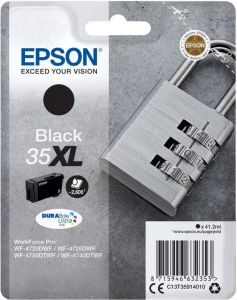 Epson inktcartridge 35 XL 41 2 ml OEM C13T35914010 zwart