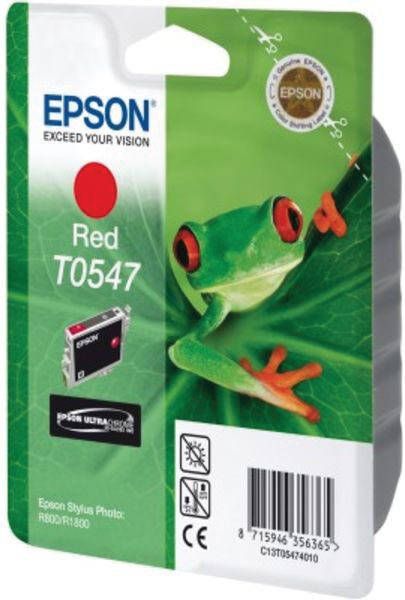 Epson inktcartridge T0547 400 pagina&apos s OEM C13T05474010 rood