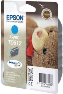 Epson inktcartridge T0612 250 pagina&apos s OEM C13T06124010 cyaan