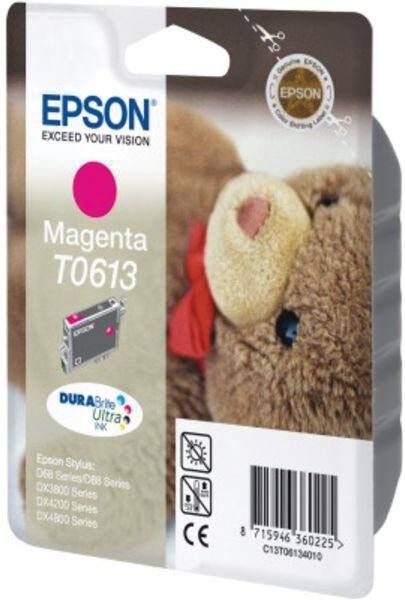 Epson inktcartridge T0613 250 pagina&apos s OEM C13T06134010 magenta