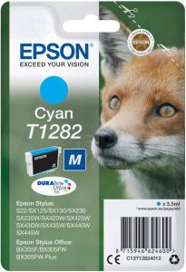 Epson inktcartridge T1282 175 pagina&apos;s OEM C13T12824012 cyaan