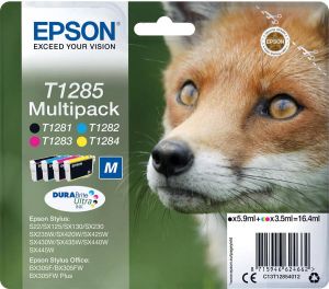 Epson inktcartridge T1285 140-225 pagina&apos;s OEM C13T12854012 4 kleuren