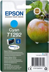 Epson inktcartridge T1292 460 pagina&apos;s OEM C13T12924012 cyaan