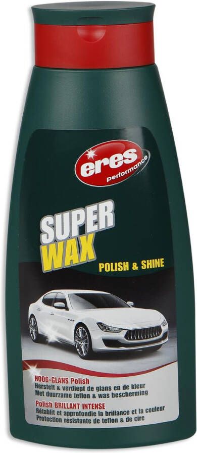 Eres super wax voor auto&apos;s Polish & Shine fles van 500 ml