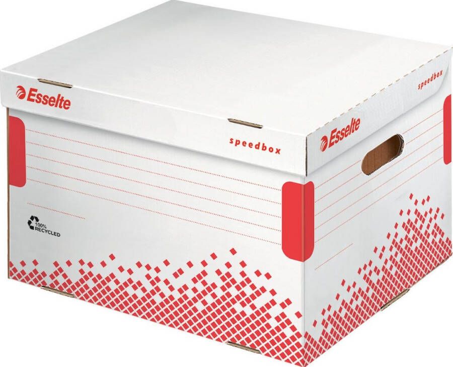 Esselte Opberg- en transportdoos Speedbox 392x301x334mm wit