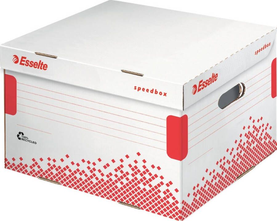 Esselte Opberg- en transportdoos Speedbox 367x263x325mm wit