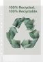 Esselte geperforeerde showtas 100 % gerecycleerd ft A4 maxi 70 micron doos van 50 stuks - Thumbnail 2