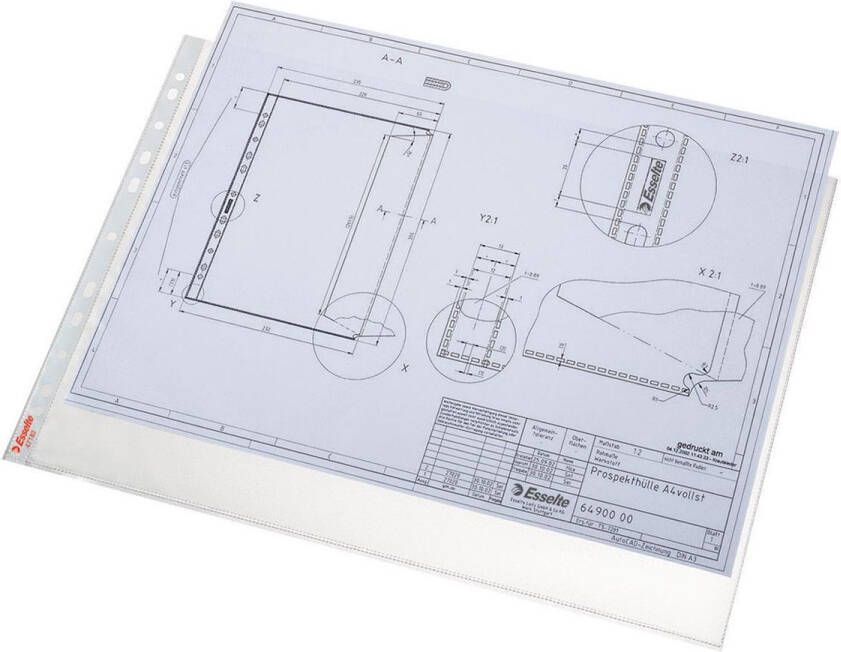 Esselte geperforeerde showtas landscape pak van 50 stuks