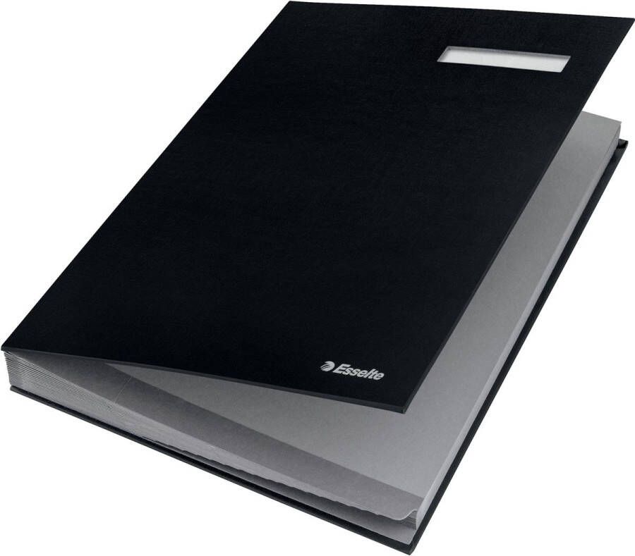 OfficeTown Esselte handtekenmap ft A4 20 vakken zwart - Foto 2