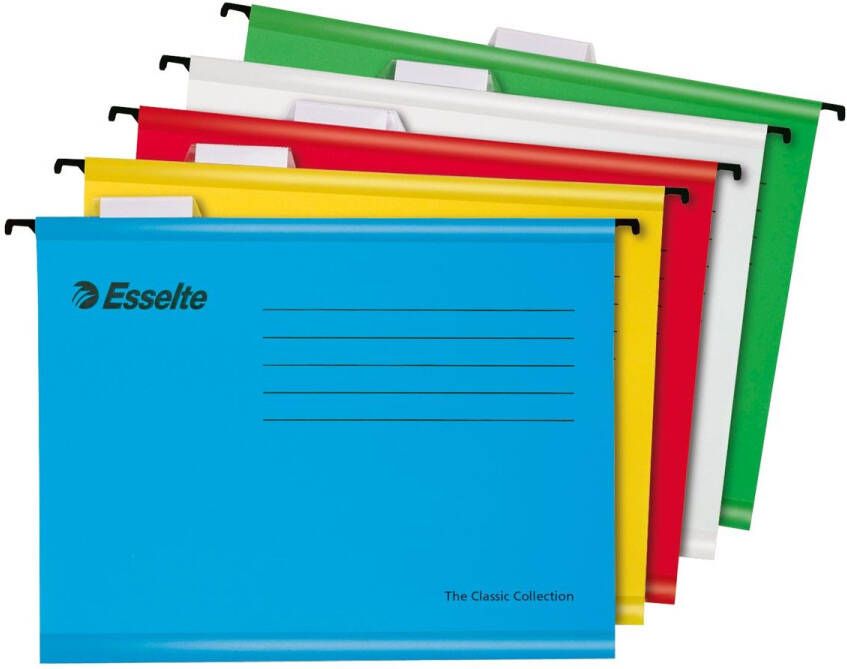 Esselte hangmap Pendaflex Economy geassorteerde kleuren pak van 10 stuks