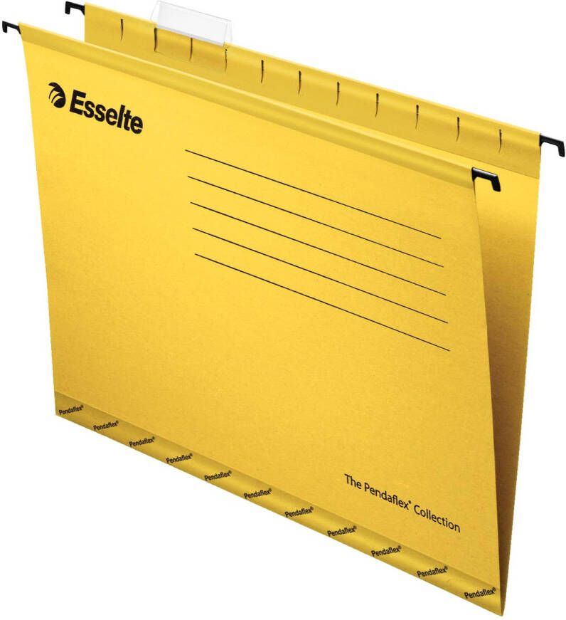 Esselte hangmappen voor laden Pendaflex Plus tussenafstand 330 mm geel doos van 25 stuks