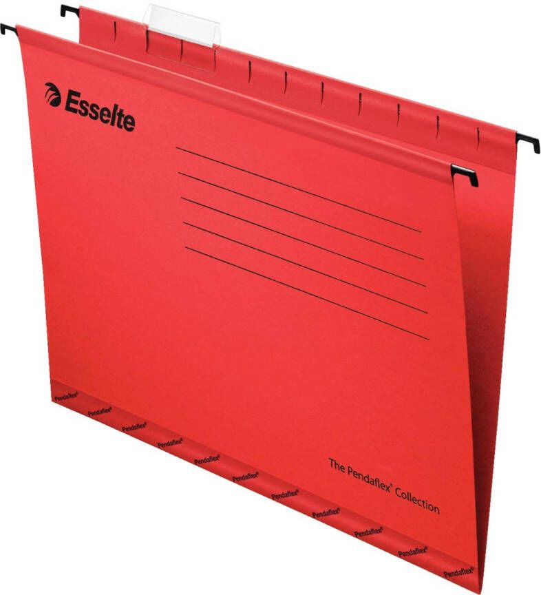 Esselte hangmappen voor laden Pendaflex Plus tussenafstand 330 mm rood doos van 25 stuks