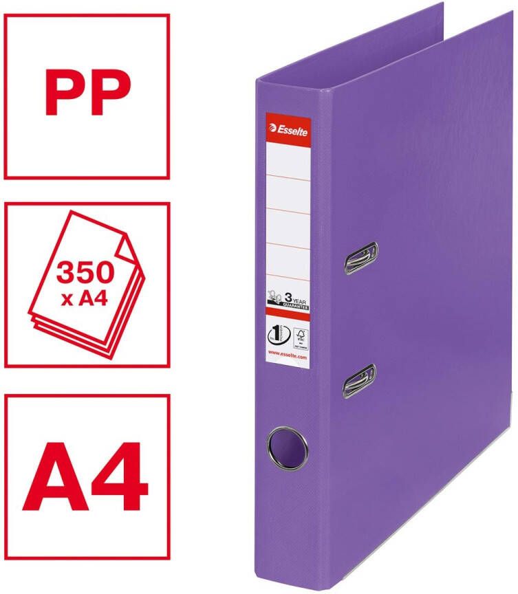 Esselte ordner Power NÂ°1 violet rug van 5 cm