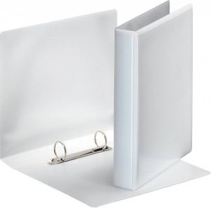 Esselte personaliseerbare ringmap PP voor ft A5 rug van 4 7 cm 2 D-ringen van 25 mm wit