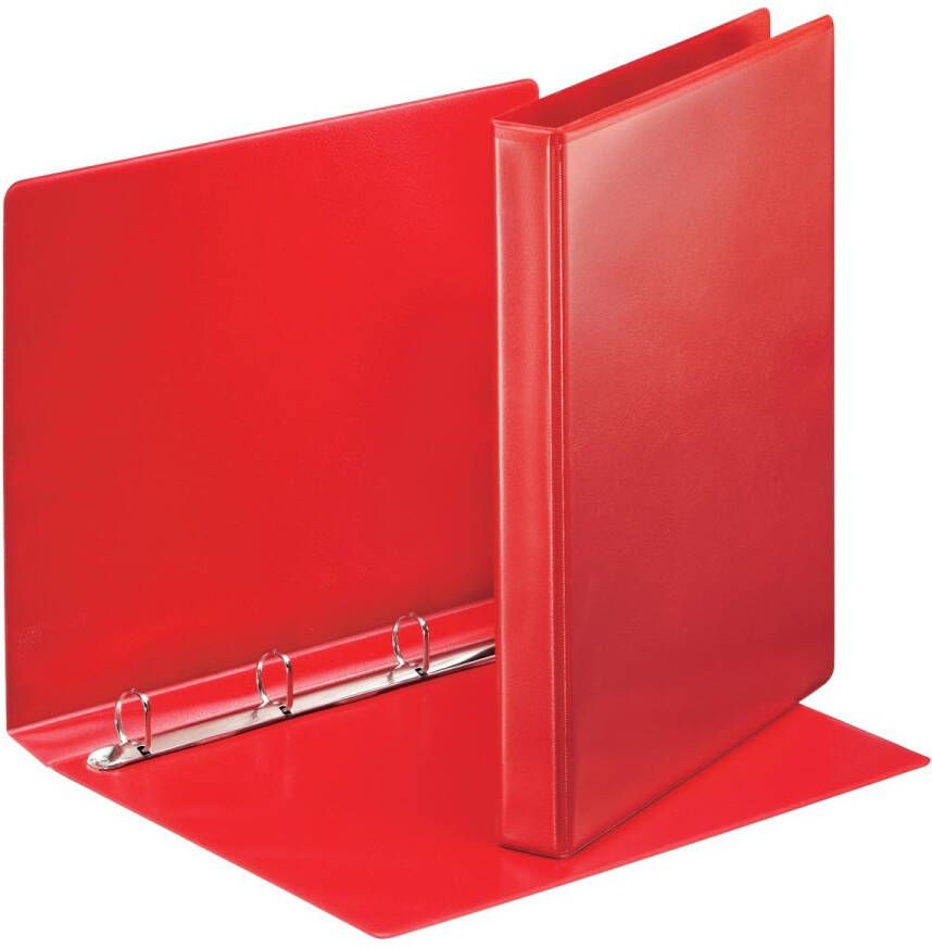 Esselte Presentatieringband Essentials panorama A4 4-rings D-mechaniek 20mm rood