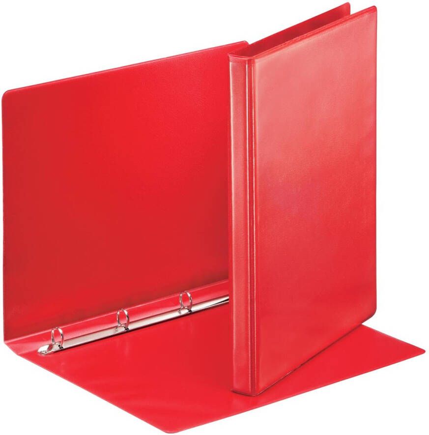 Esselte Presentatieringband Essentials panorama A4 4-rings D-mechaniek 16mm rood