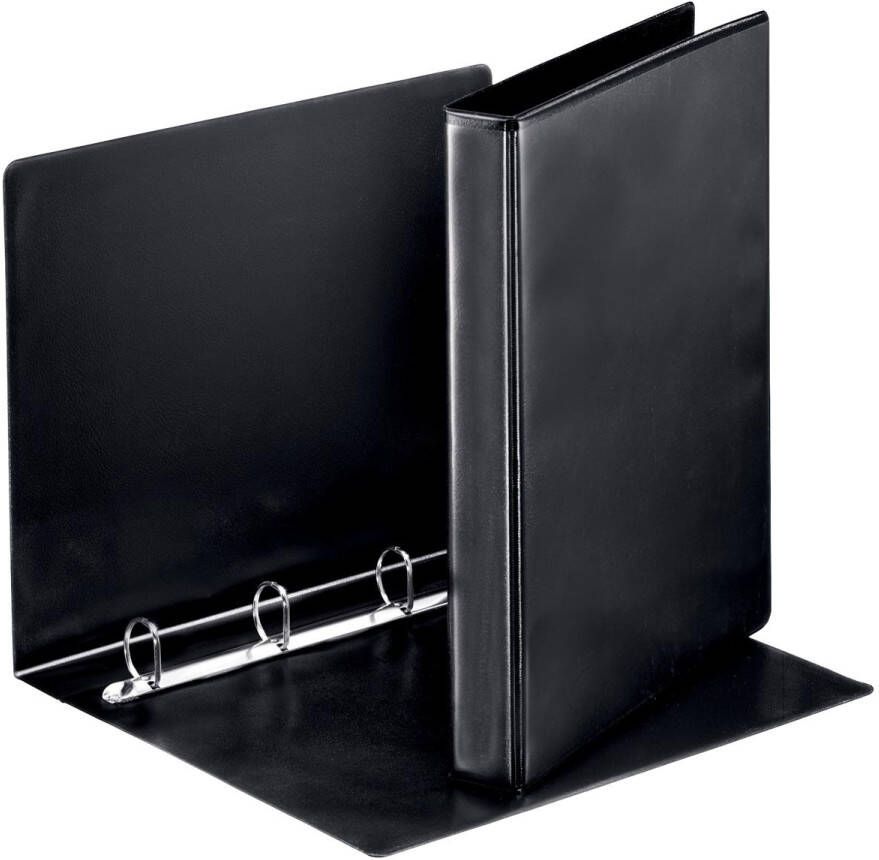 Esselte Presentatieringband Essentials panorama A4 4-rings D-mechaniek 25mm zwart