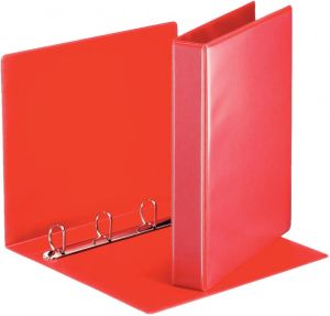 Esselte personaliseerbare ringmap rug van 5 1 cm 4 D-ringen van 30 mm rood