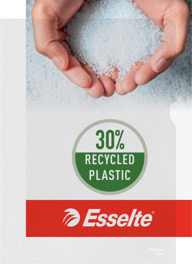 Esselte Premium L-map copy safe gekorreld A4 160 micron pak van 100 stuks transparant