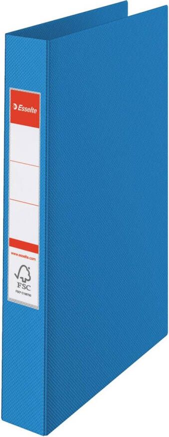 Esselte ringmap PP voor ft A4 rug van 4 2 cm 23 O-ringen van 19 mm blauw