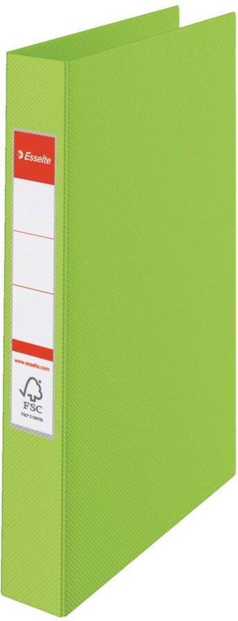 Esselte ringmap PP voor ft A4 rug van 4 2 cm 23 O-ringen van 19 mm groen