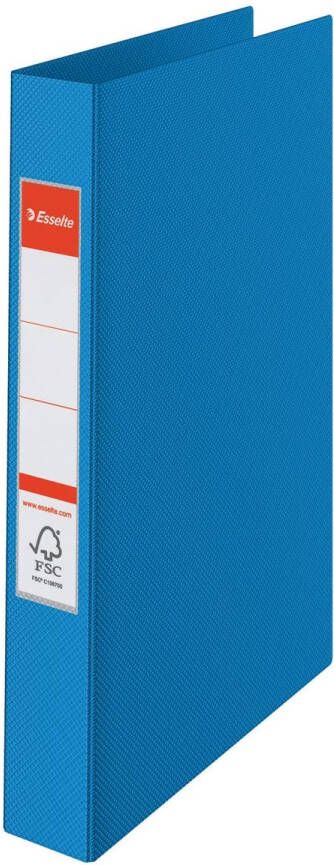 Esselte Ringband VIVIDA A4 2-rings O-mechaniek 25mm PP blauw