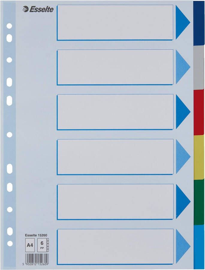 Esselte tabbladen 6 tabs - Foto 2