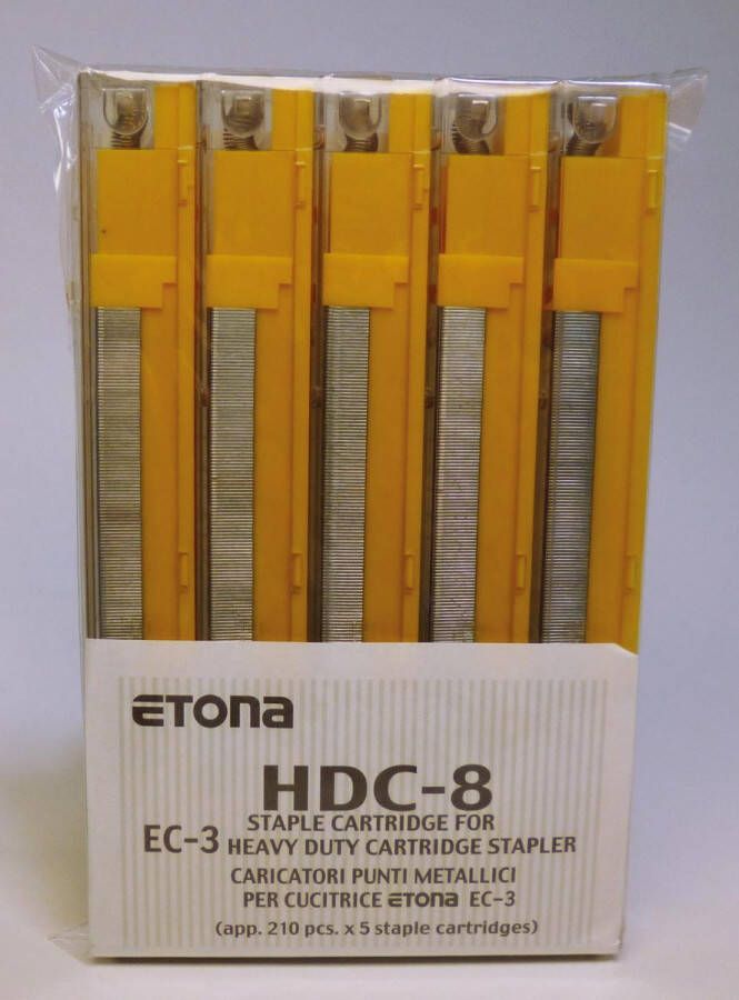 Etona nietjescassette voor EC-3 capaciteit 26 40 blad pak van 5 stuks