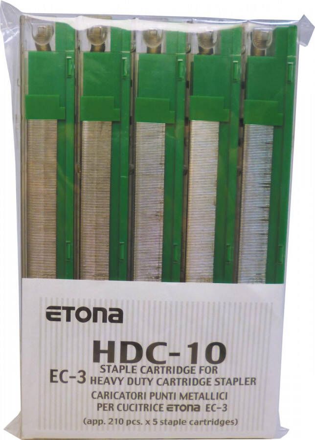 Etona nietjescassette voor EC-3 capaciteit 41 55 blad pak van 5 stuks