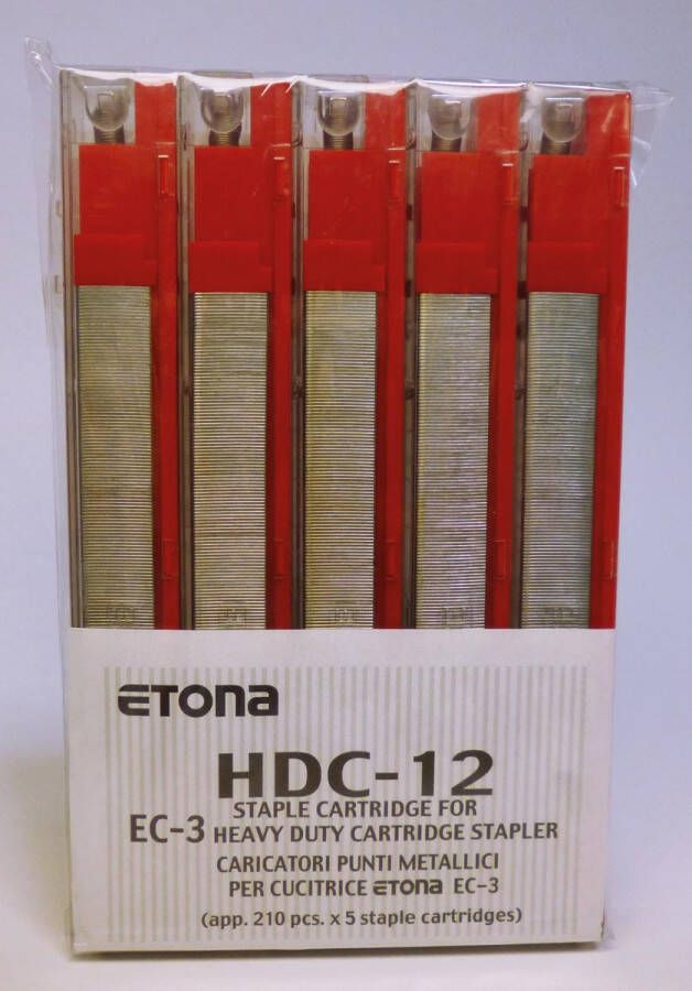 Etona nietjescassette voor EC-3 capaciteit 56 80 blad pak van 5 stuks