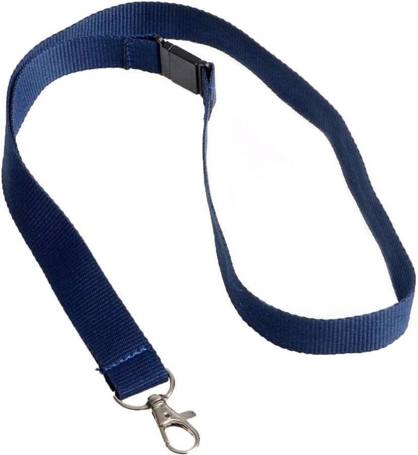 Europel badgekoord blauw pak van 10 stuks